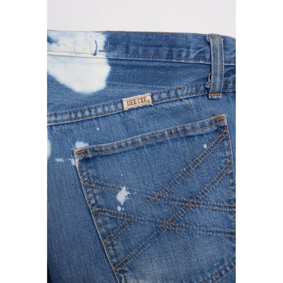 70s Dee Cee Bleached Bell Bottoms - Women's Medium, Men's Small, 30" - Picture 7 of 9